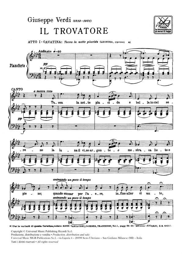 Trovatore scores